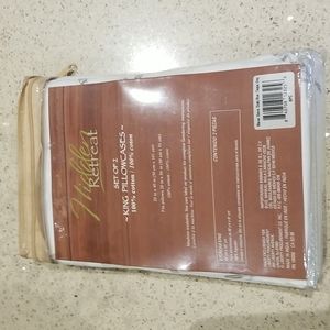 King size pillowcases set of 2 NWTS pattern hidden retreat 100%cotton